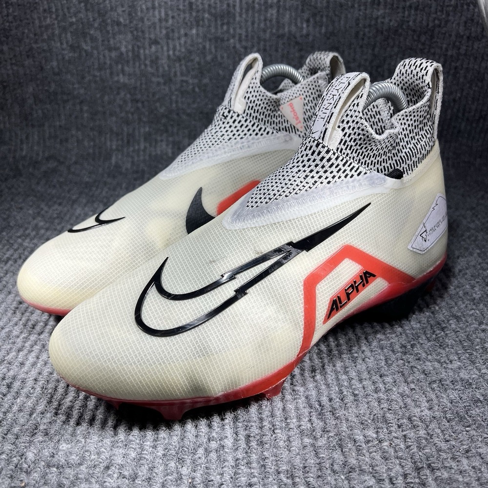Nike Alpha Menace Elite 3 Men's Size 9.5‎ Red White Football Cleats CT6648-103